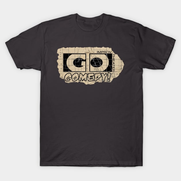 Go Comedy Ferndale Map T-Shirt by gocomedyimprov